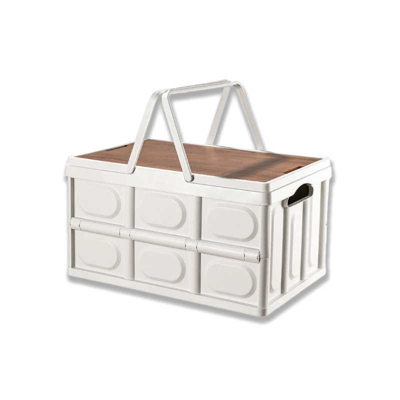 Portable Collapsible Storage Box with Lid - 30L/55L