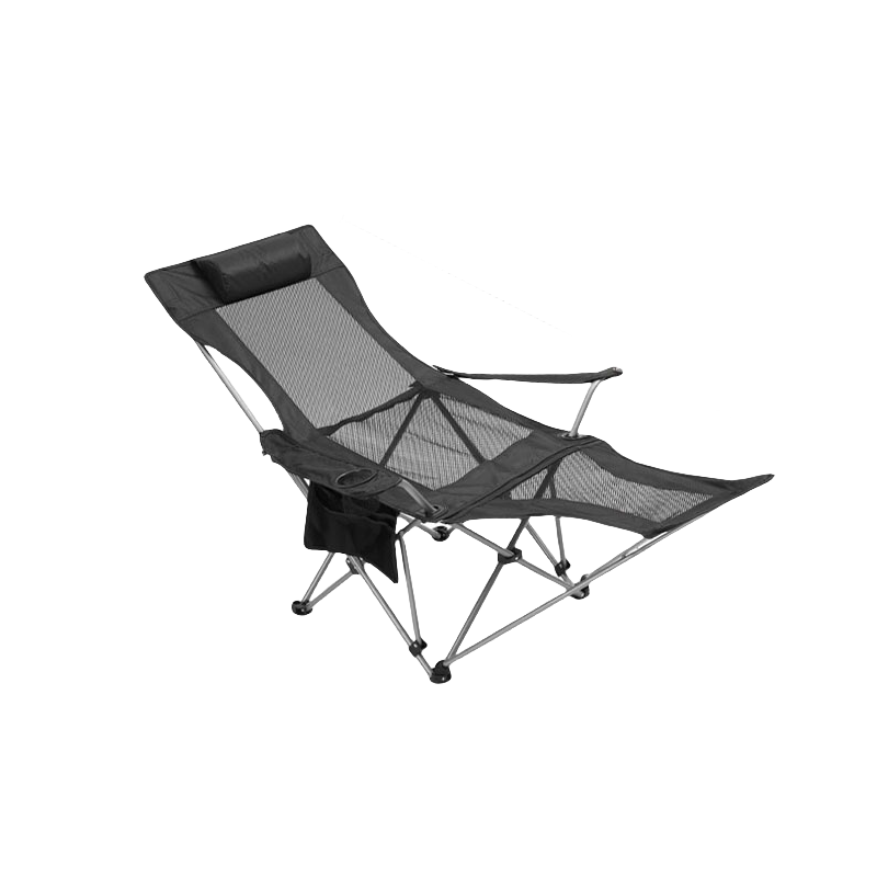 Portable Adjustable Reclining Outdoor Chair with Footrest, Foldable & Lightweight