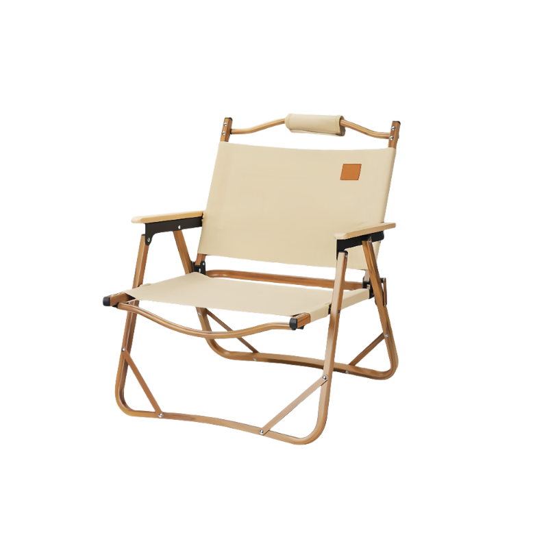 Portable Outdoor Folding Chair, Lightweight, Comfortable, and Breathable for Camping and Picnics