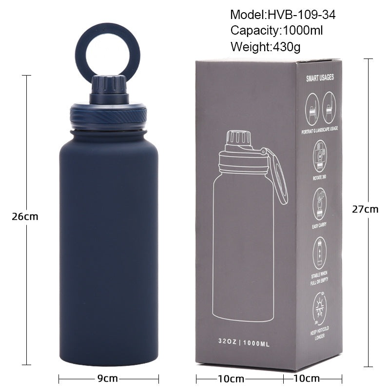 Portable Vacuum Insulated Water Bottle 1000ml