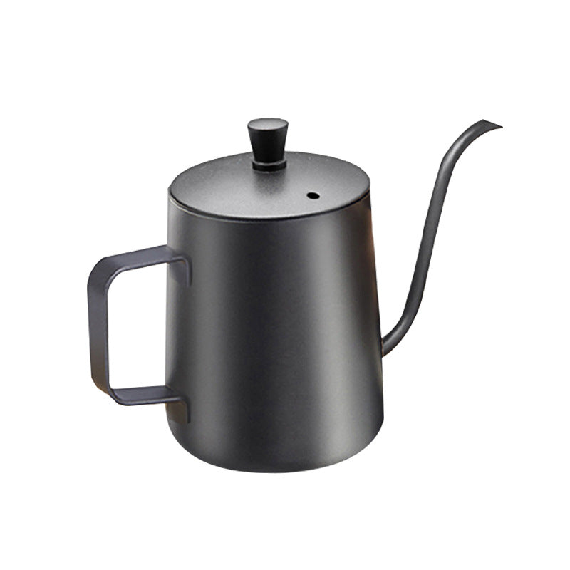 Stainless Steel Gooseneck Coffee Kettle - 12oz, Precise Pour, Portable for Camping & Home Use