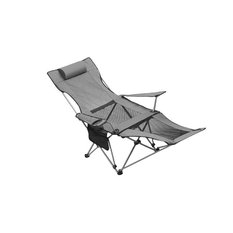 Portable Adjustable Reclining Outdoor Chair with Footrest, Foldable & Lightweight