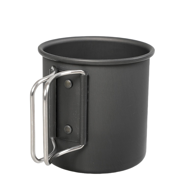 Folding Aluminum Camping Mug - 300ml, Durable and Lightweight